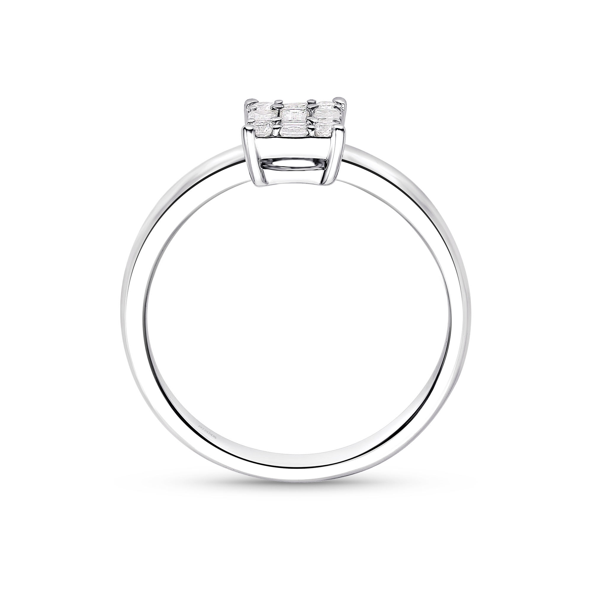 White gold rings for girls on sale